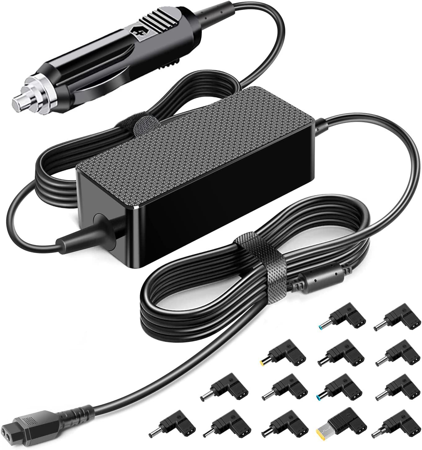 KFD, KFD 100W 90W 65W Car Vehicle Universal Laptop Adapter Power Supply for HP Dell Toshiba Satellite Gateway IBM ThinkPad Acer ASUS Compaq Samsung Sony Fujitsu Notebook Computer Travel DC Power Charger