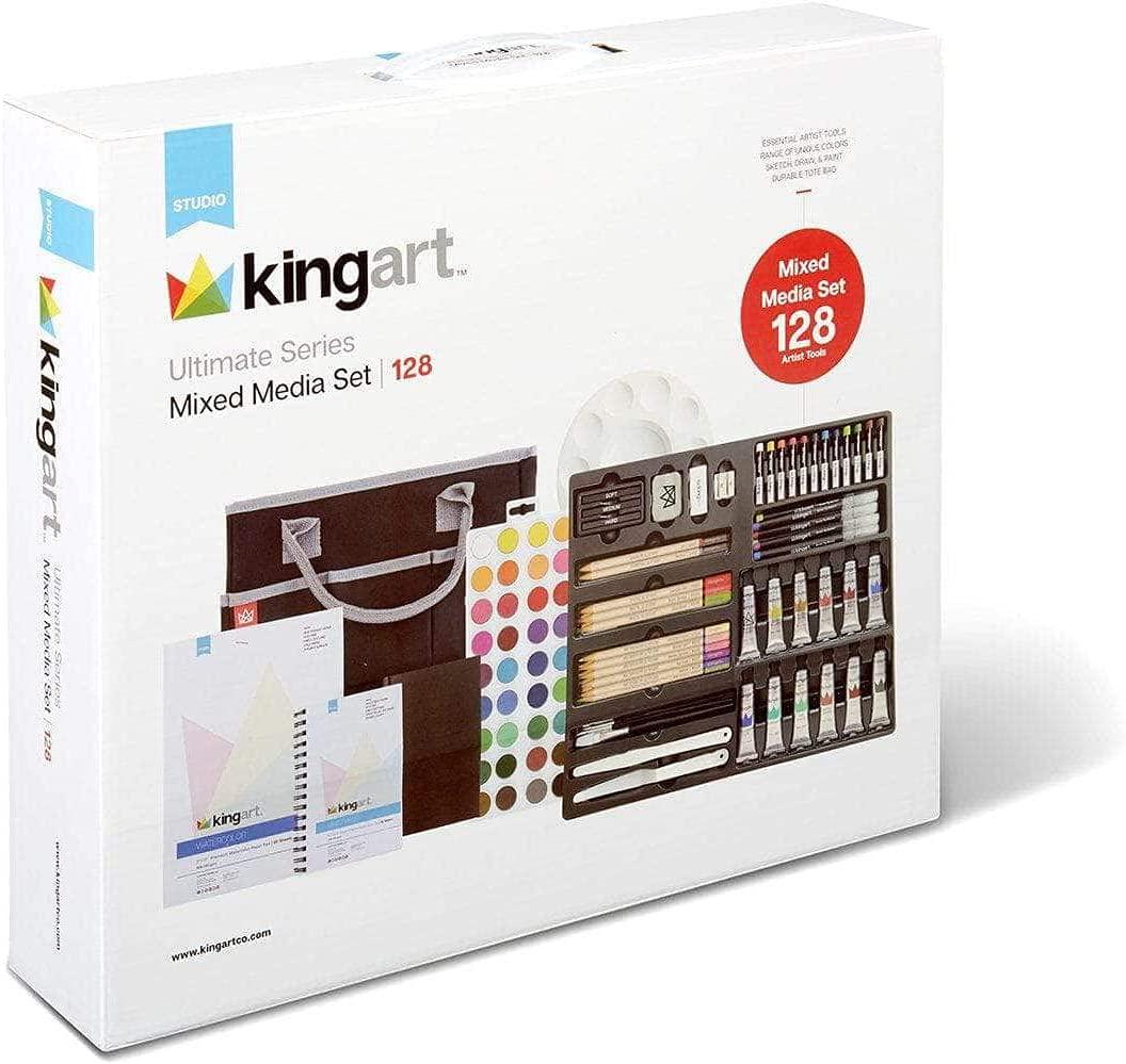 KINGART, KINGART 150 128 PC. Ultimate Series Mixed Media Art Set, Unique Colors
