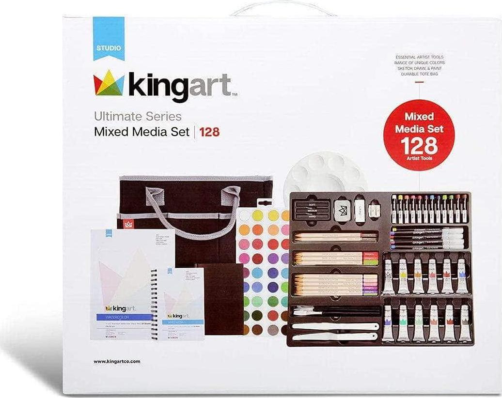 KINGART, KINGART 150 128 PC. Ultimate Series Mixed Media Art Set, Unique Colors