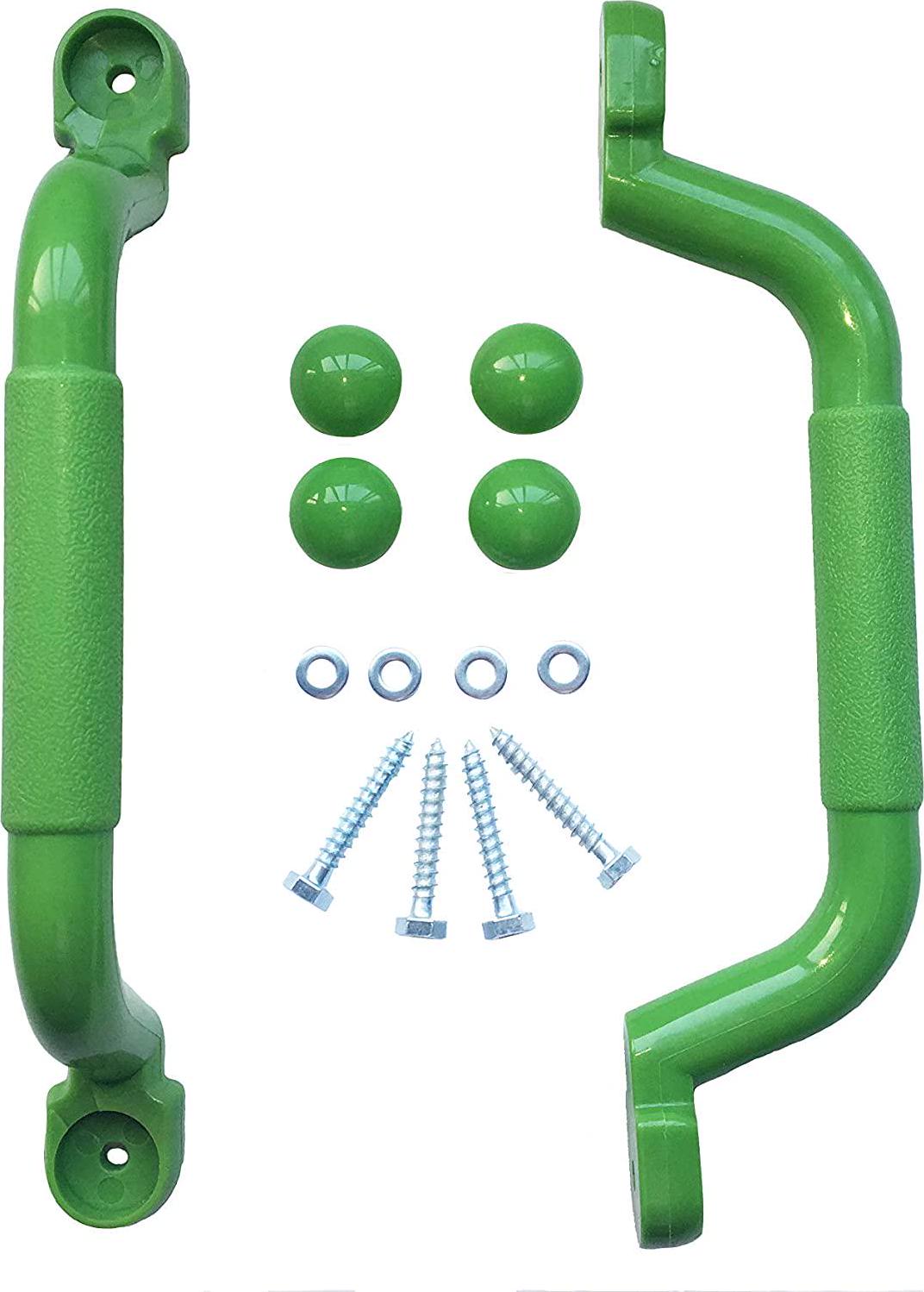 KINSPORY, KINSPORY 10.6'' Kids Safety Handle Grips with Dermatoglyph for Outdoor Climbing Frame (Green)