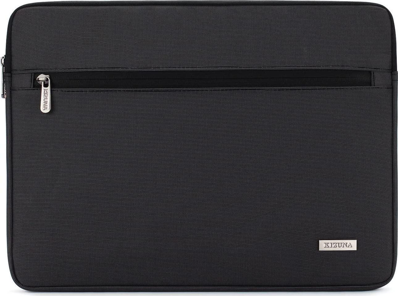 kizuna, KIZUNA 15-15.6 Inch Laptop Sleeve Case Water-Resistant Business Bag for 16 MacBook Pro/15.6 Lenovo Yoga 730/Ideapad 330S/Flex 4 5/15.6 HP EliteBook 755 G5/ASUS ROG Zephyrus S, Black