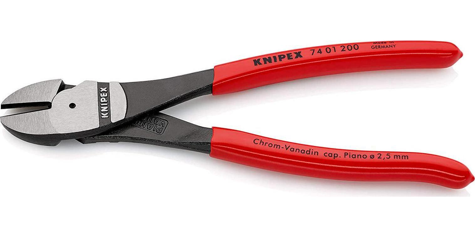 KNIPEX, KNIPEX High Leverage Diagonal Cutter (200 mm) 74 01 200