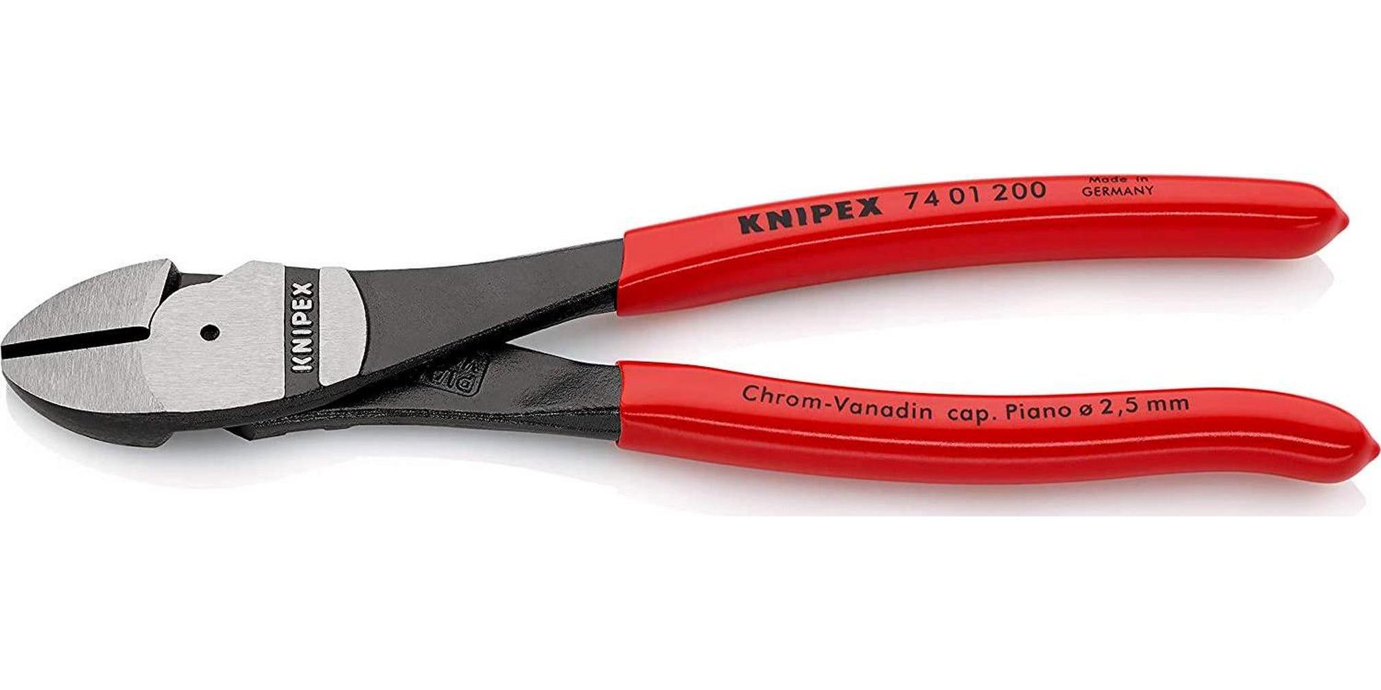 KNIPEX, KNIPEX High Leverage Diagonal Cutter (200 mm) 74 01 200
