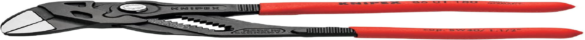 KNIPEX, KNIPEX Pliers Wrench Pliers and a Wrench in a Single Tool (180 Mm) 86 01 180, Red