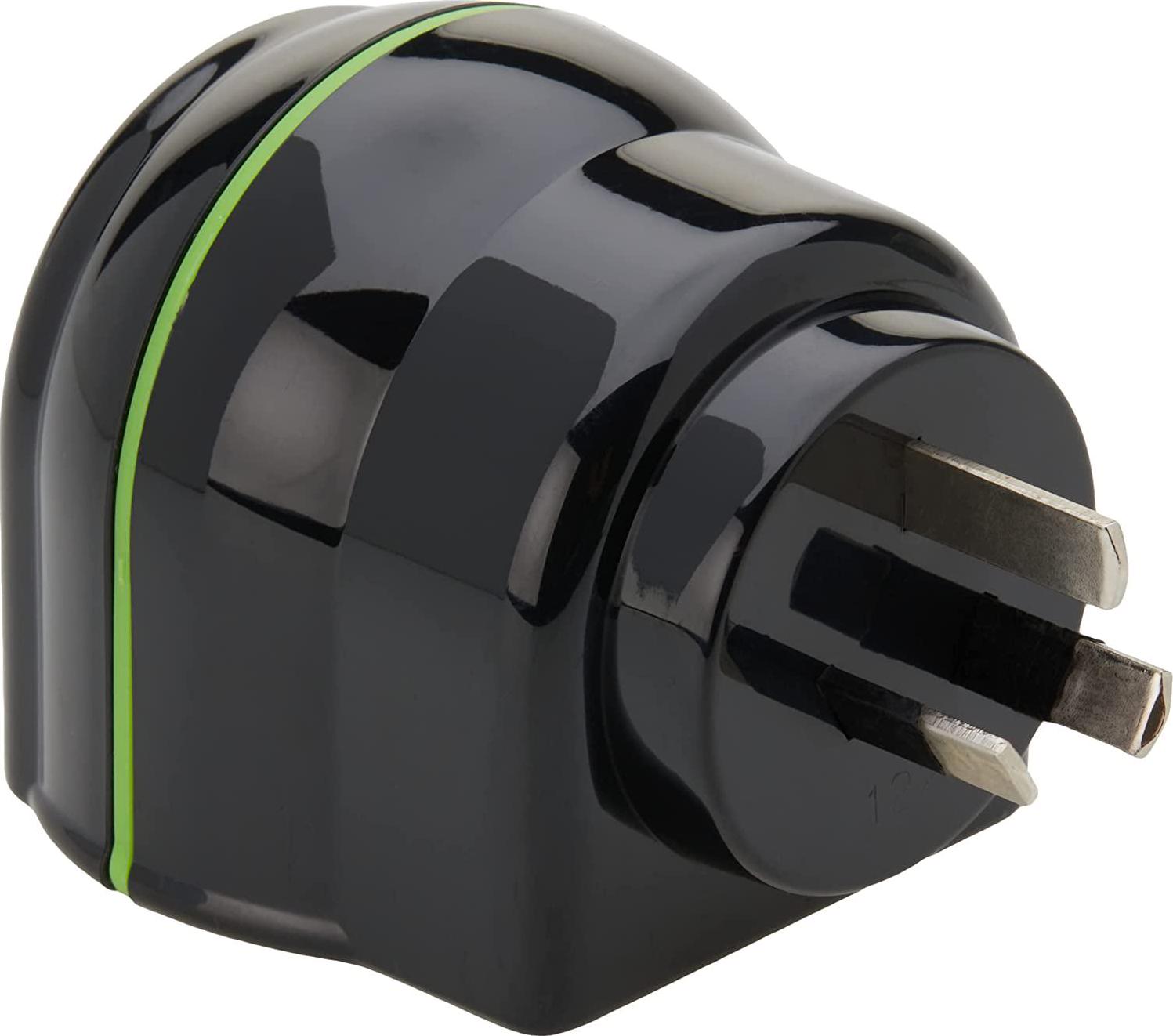 KORJO, KORJO Multi-Reverse Australia Power Adapter, Black/Green, MR 02