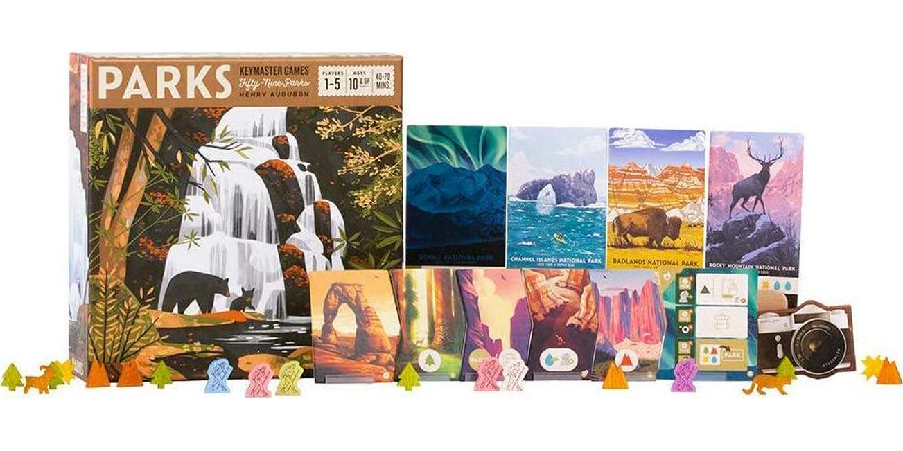 Keymaster Games, Keymaster Games Parks Board Game, Multi-Colored (KYM0501)