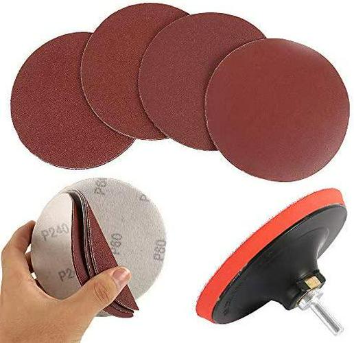 Keyohome, Keyohome 12Pcs 5 Sanding Discs Pad Kit for Drill Grinder Rotary Tools with Sanding Pad and Shaft
