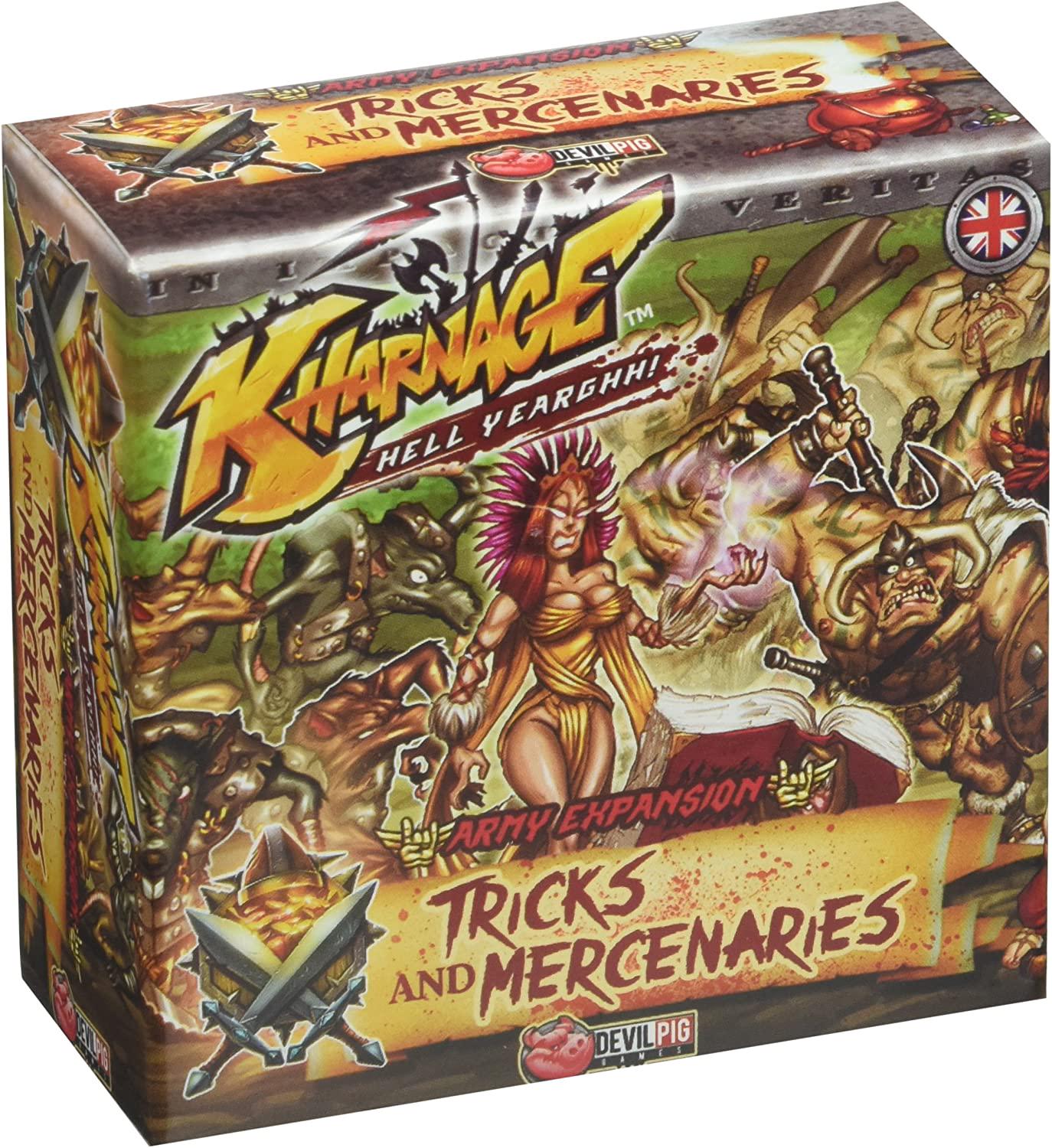 Asmodee, Kharnage Tricks and Mercenaries Board Game