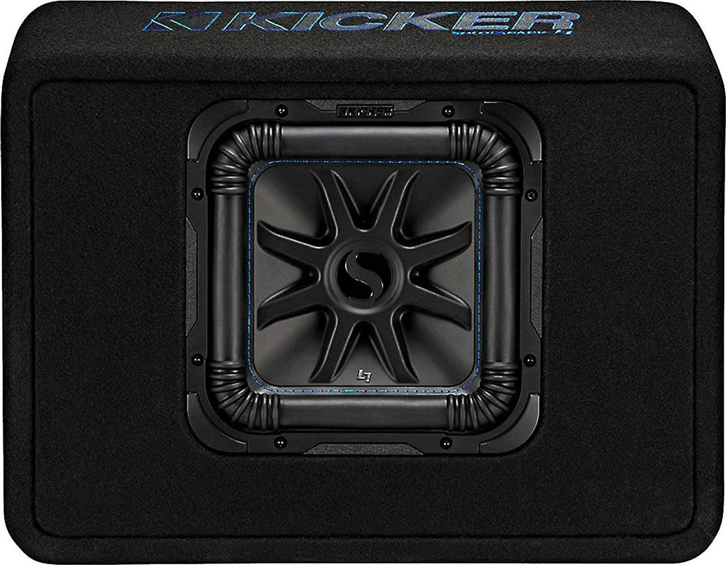 Kicker, Kicker 10 1200W Single Loaded Solo-Baric L7S Subwoofer Enclosure | 44TL7S102