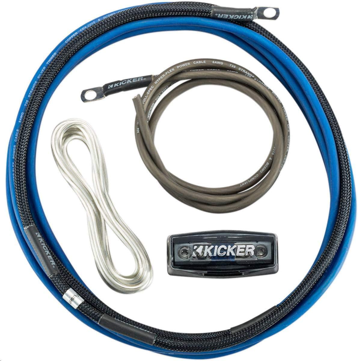 Kicker, Kicker 46PK8 8AWG/8 Gauge 2-Channel Amplifier Power Wiring Kit
