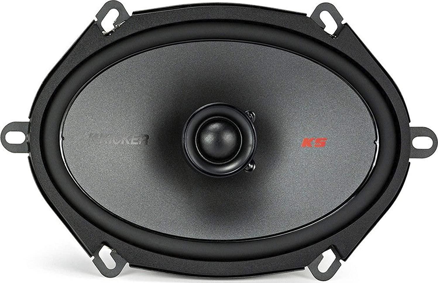 Kicker, Kicker KSC6804 KSC680 6x8 Coax Speakers with .75 tweeters 4-Ohm