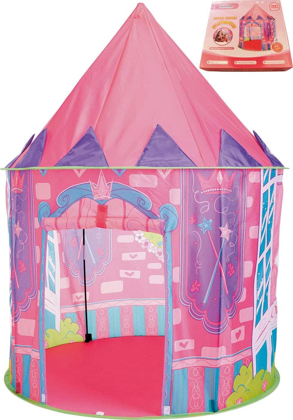 Kidodo, Kidodo Play Tent for Kids Toy Children. Pop Up Tent for Kids. Princess Castle for Kids. Portable Foldable Play Teepee Indoor or Outdoor Garden Playhouse Tent Carry Bag for Children Boys Girls Toddler.