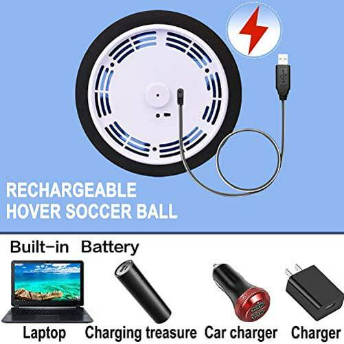 Camlinbo, Kids Toys Hover Soccer Ball Rechargeable Air Soccer Ball, Indoor Outdoor Soccer Ball Floating Soccer with Beautiful LED Light and Foam Bumper,Boys Girls Age 2, 3, 4,5,6,7,8-16 Year Old