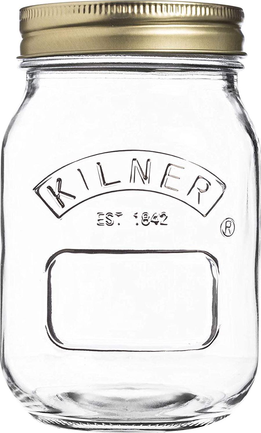 Kilner, Kilner 25.4 Genuine Preserve Jar, 500ml, Transparent 01601