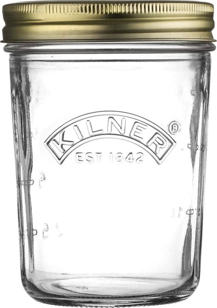Kilner, Kilner 25.898 Wide Mouth Preserve Jar, 350ml, Clear 02209