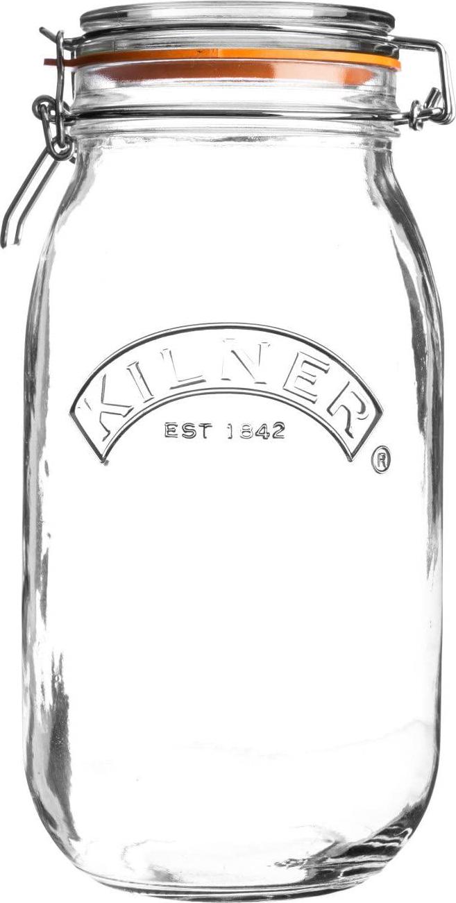 Kilner, Kilner Round Clip Top Jar, 1.5L, Transparent 01639