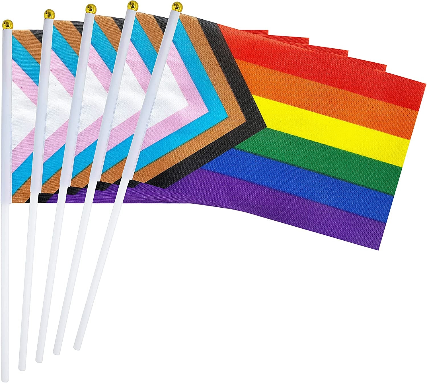 Kind Girl, Kind Girl Rainbow Pride Flag Bisexual Flag Pride Desk Flag Small Mini Flag with Stick and Stand Stick Flag, Bisexual Decorations, Rainbow Festival Celebration