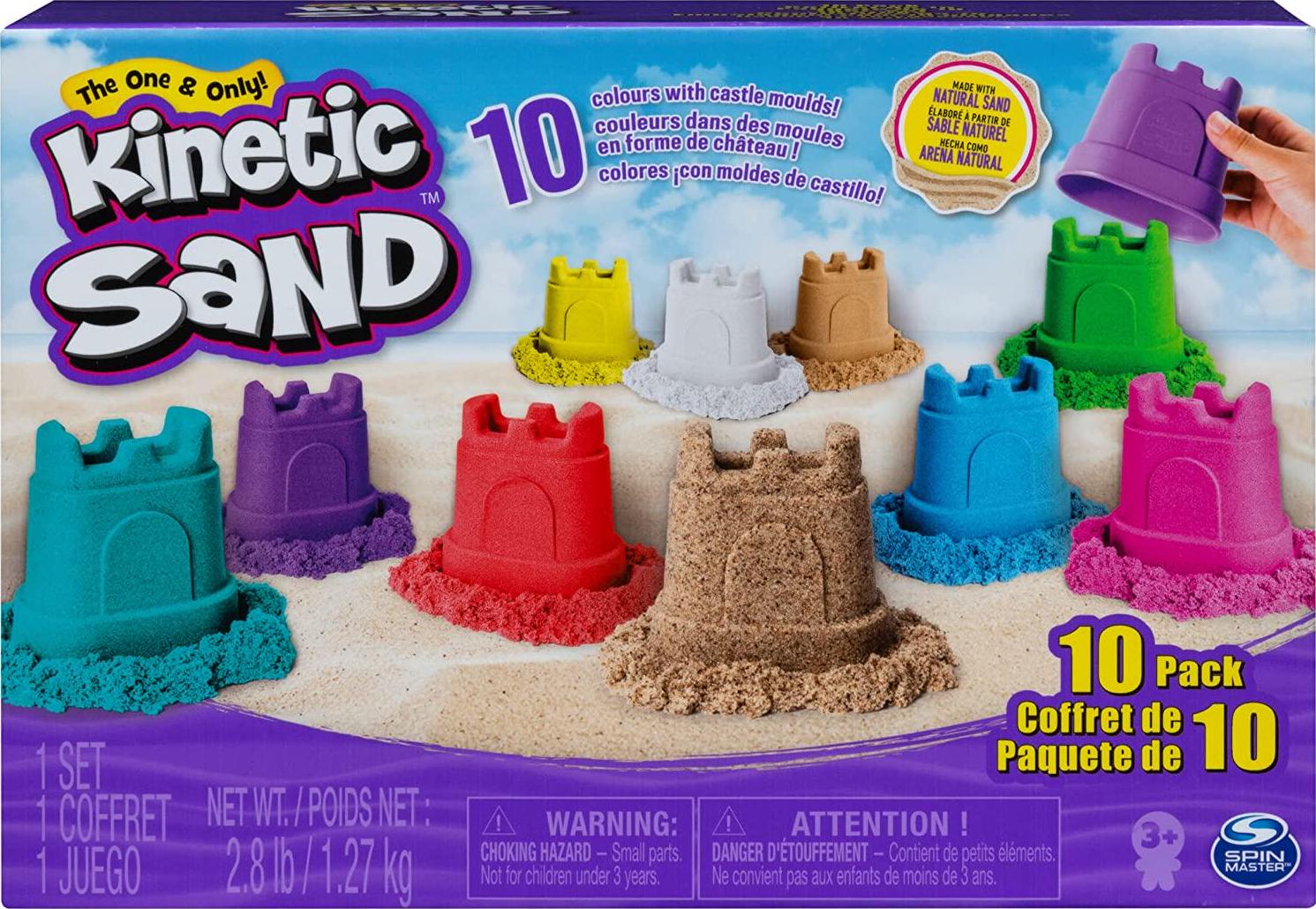 Kinetic Sand, Kinetic Sand Kns Rfl Single Container 10 Pack Amzx Gml