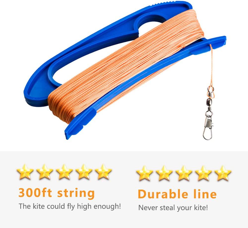 Mint's Colorful Life, Kite string kite spool winder with 100m durable line, connector ready,perfect kite accessories, 3 pcs