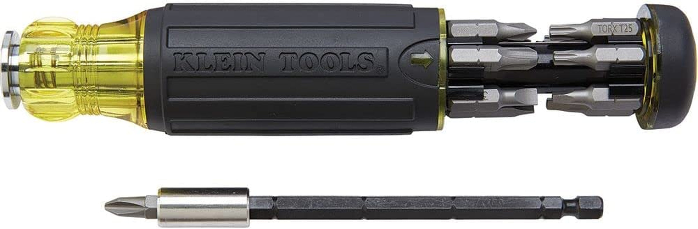 KLEIN TOOLS, Klein Tools 32303 Multi-Bit Screwdriver/Nut Driver, Impact Rated 14-In-1 Magnetic Screwdriver Set Phillips, Slotted, Square, Combo, Torx