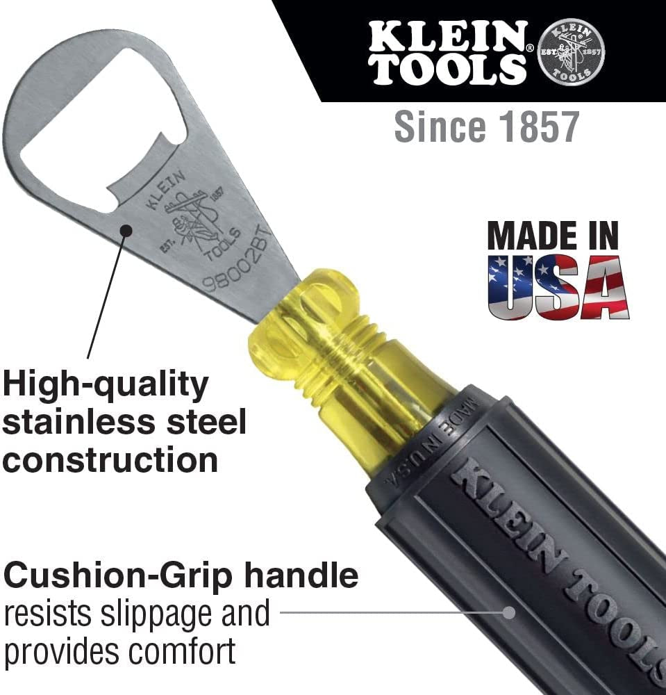 KLEIN TOOLS, Klein Tools Bottle Opener, Yellow/Black