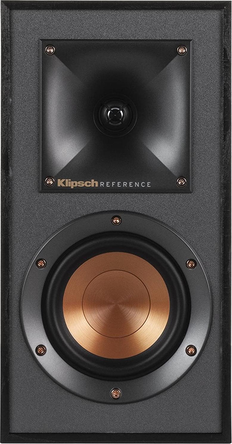 Klipsch, Klipsch R-41M Powerful Detailed Bookshelf Home Speaker Set of 2 Black