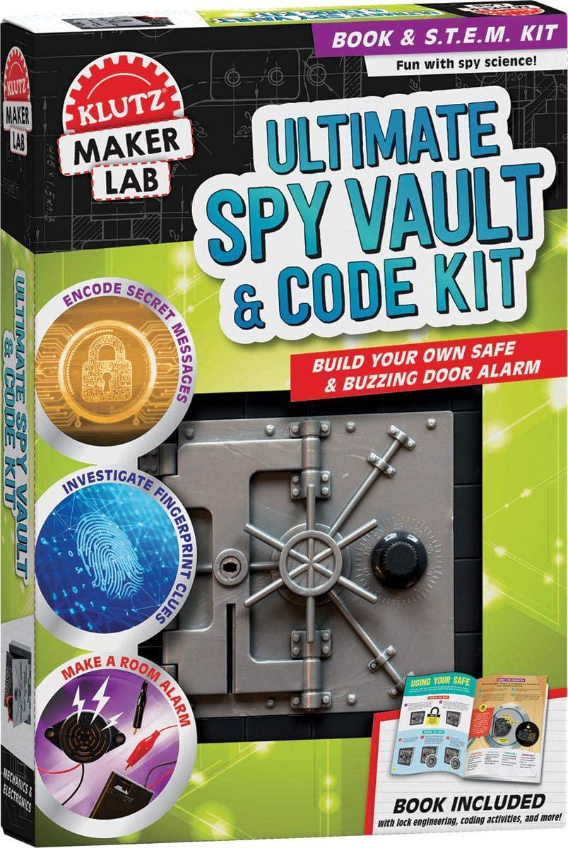Klutz, Klutz 858924 Ultimate Spy Vault and Code Kit, Brown