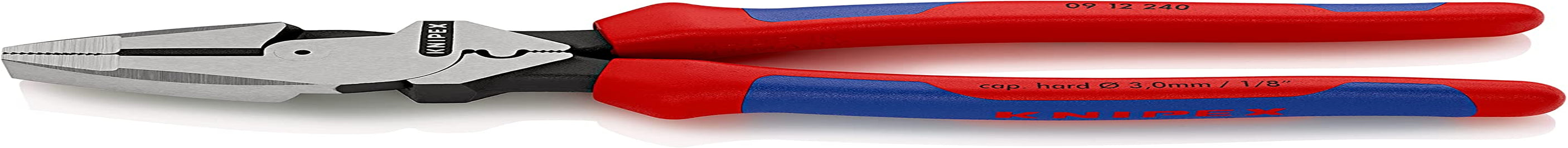 KNIPEX Tools, Knipex 09 12 240 9.5-Inch Ultra-High Leverage Lineman'S Pliers with Fish Tape Puller and Crimper