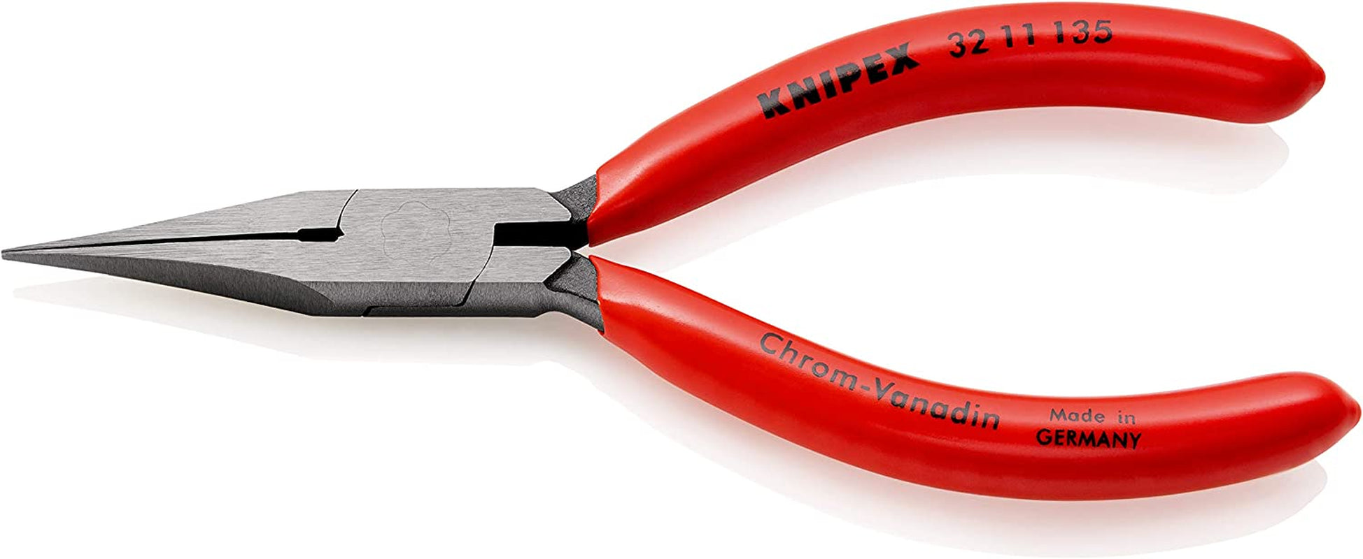KNIPEX, Knipex 32 11 135 Relay Adjusting Pliers Black Atramentized Plastic Coated, 135 Mm