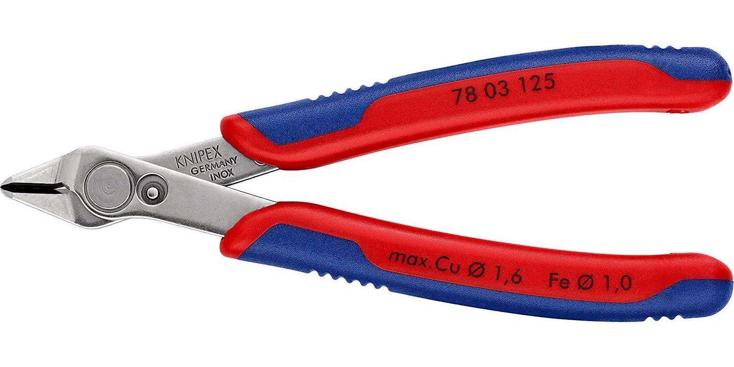 KNIPEX, Knipex 78 03 125 Super-Knips 4,92 Electronics Cutter