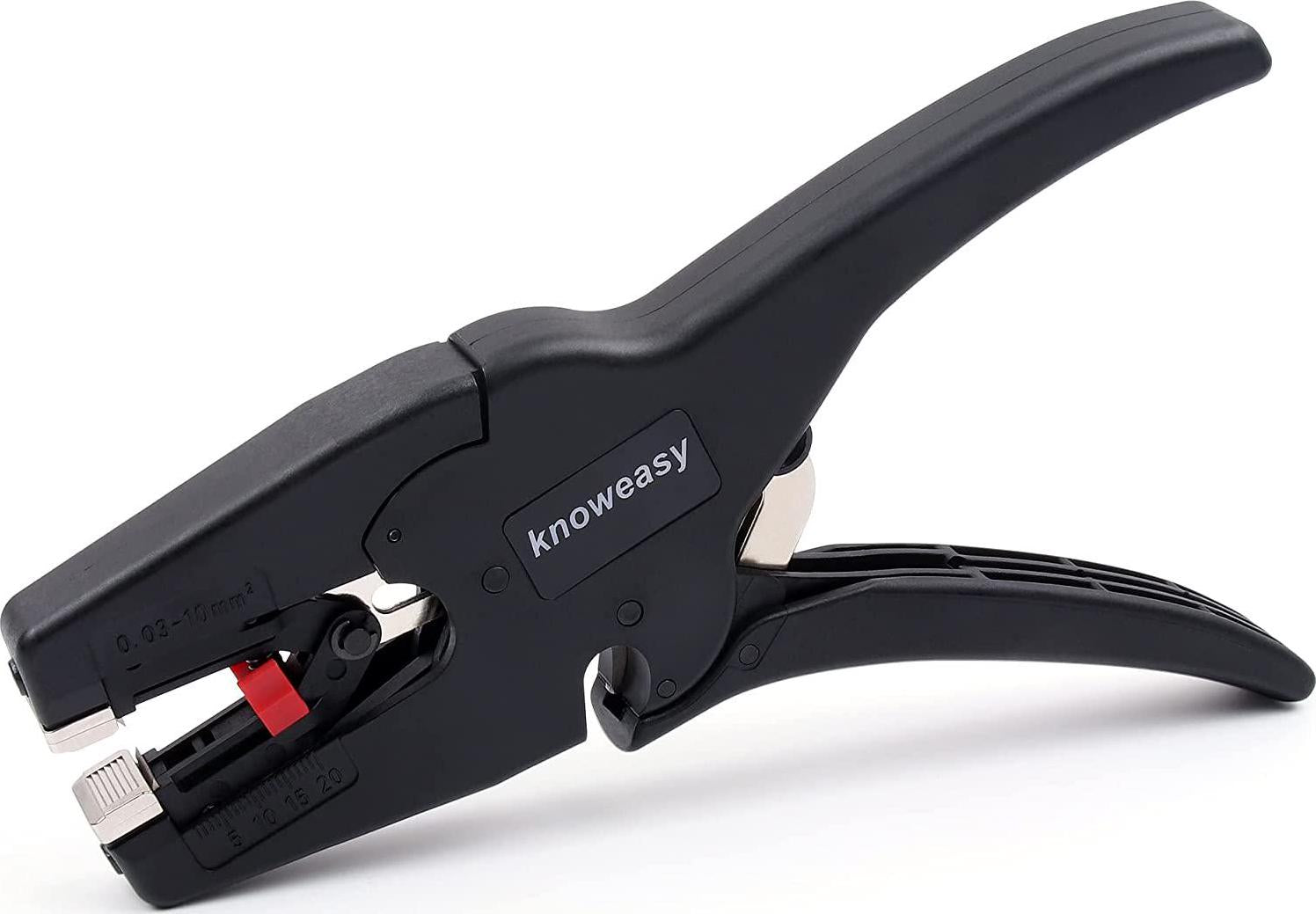 knoweasy, Knoweasy Automatic Wire Stripper and Cutter,Heavy Duty Wire Stripping Tool 2 in 1 for Wire Stripping,Cutting 5-20mm/(0.25-0.75inch)