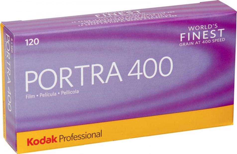Kodak, Kodak Professional Portra 400 Color Negative Film (120 Roll Film, 5-Pack) - 8331506