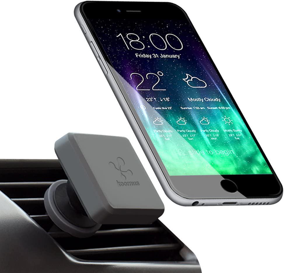 Koomus, Koomus Pro Air-M Air Vent Universal Magnetic Cradle-Less Smartphone Car Mount for All iPhone and Android Devices