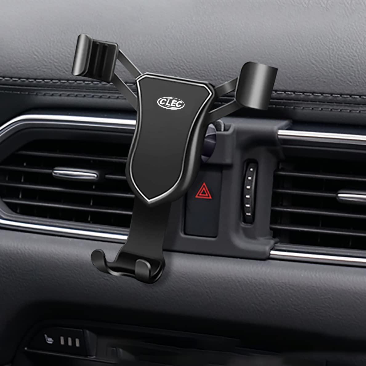 KUCOK, Kucok Car Phone Holder Fit for Mazda CX5 2017-2021,Gravity Vertical Screen Version Air Vent Phone Mount for CX5,Auto Dash Mount Compatible with 4.7-6.7 Inch Cell Phone iPhone Samsung