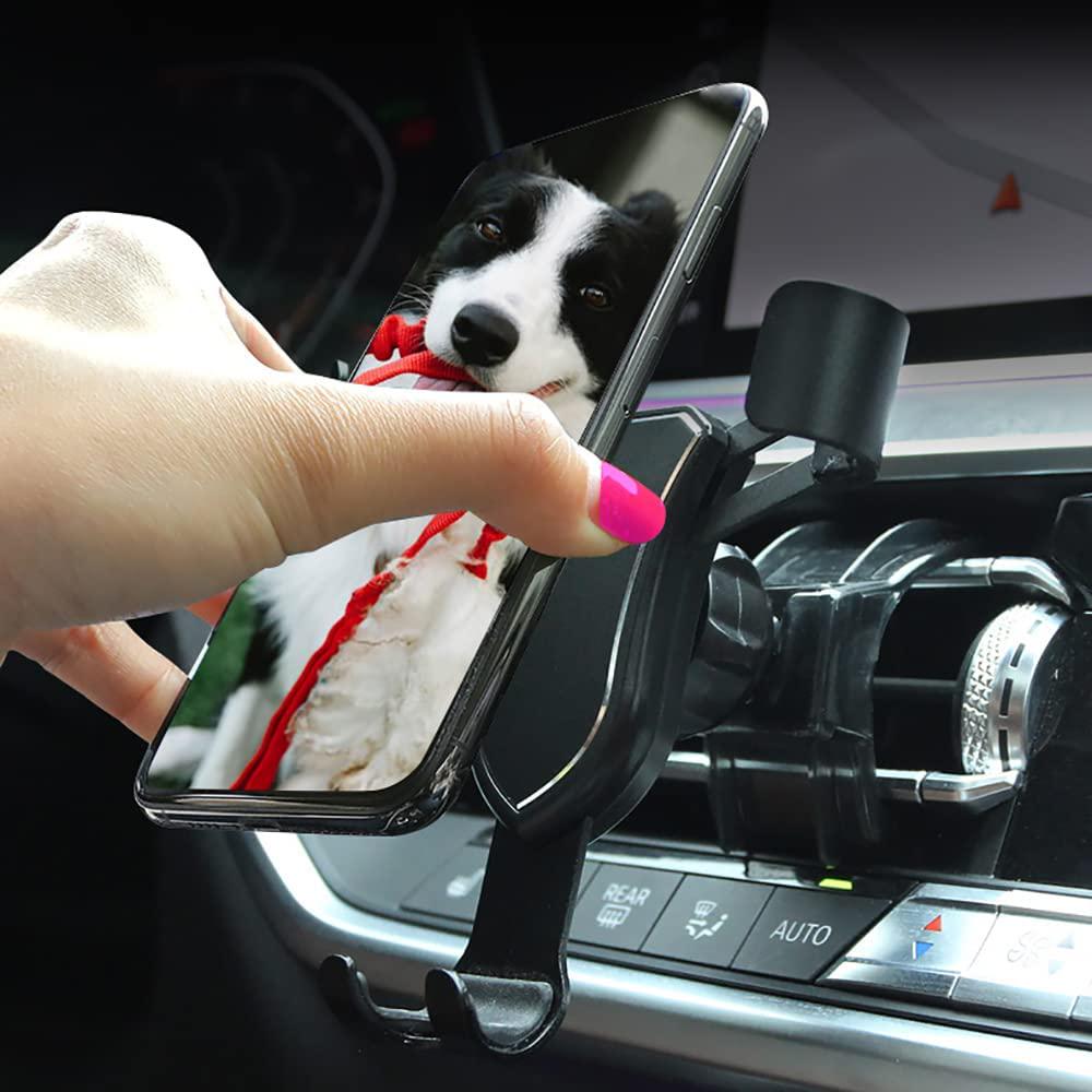 KUCOK, Kucok CarÂ PhoneÂ Holder Fit for BMW X5 2019-2021 X6 2020-2021,Car Mount 360°Rotation Adjustable Compatible with iPhone Samsung LG 4.7-6.7 Inch All Smart Phone,Mobile Phone Car Phone Stand