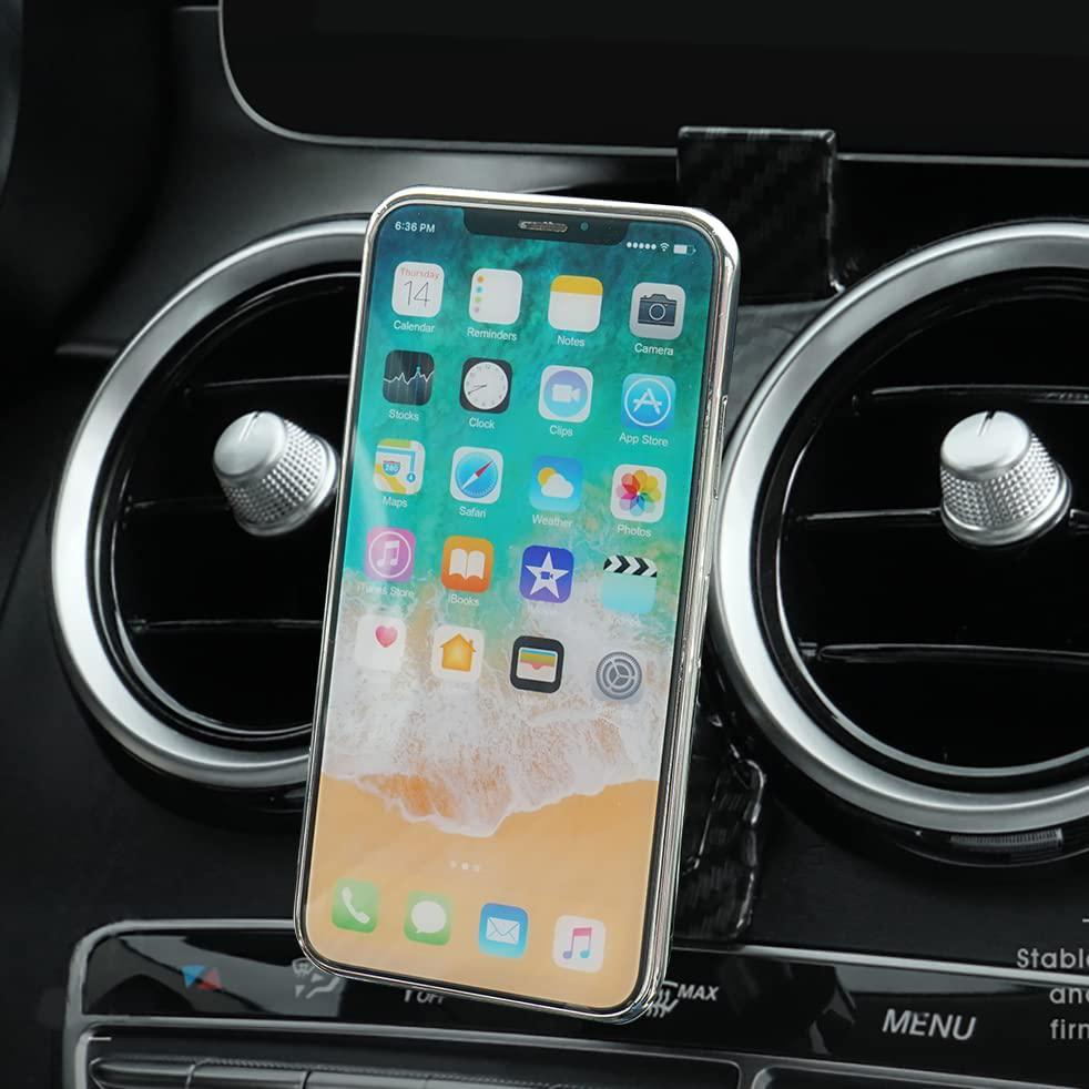 KUCOK, Kucok Magnetic Phone Car Mount, 360°Rotation Car Phone Holder Magnetic for Dashboard Fit for Mercedes Benz C-Class 2019-2021, Air Vent Adjustable Cell Phone Holder Compatiable with All Phones.