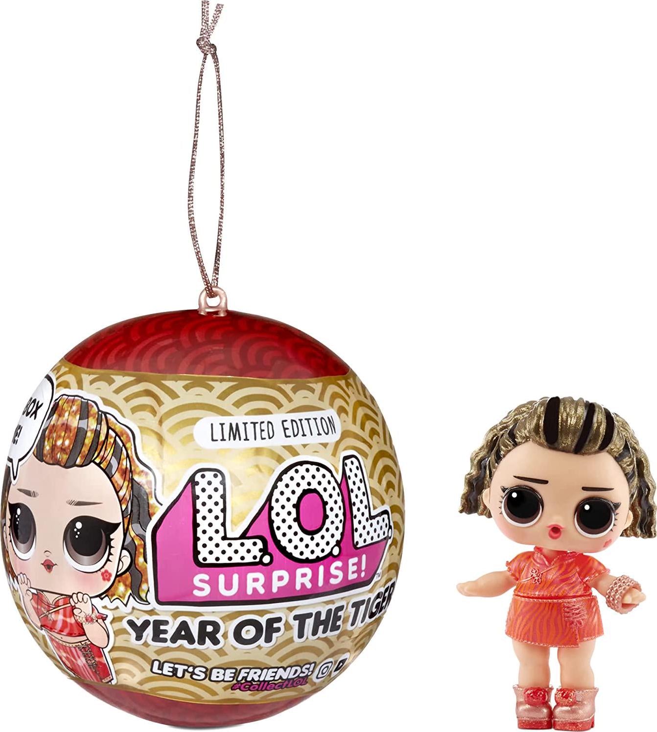 L.O.L. Surprise, L.O.L. Surprise! Year of The Tiger Doll Good Wishes Baby with 8 Surprises, Lunar New Year Doll, Accessories, Limited Edition Doll, Multicolor, (581376)
