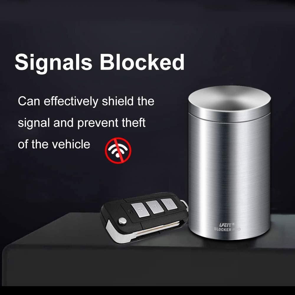 LATIT, LATIT Car Key Signal Blocker Box,Faraday Box for Car Keys RFID Key Box Portable Car Key Tin, Keyless Cars Security Anti Theft Storage Tin
