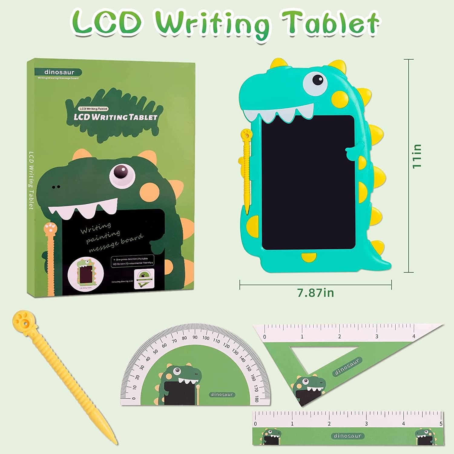Greozacy, LCD Writing Tablet for Kids Adults, Kids Drawing Board Colorful Screen Doodle Board,Reusable Writing Board,Erasable Drawing Pad, Learning Educational Toy Gifts for 3 4 5 6 7 8 Year Old Boys Girls