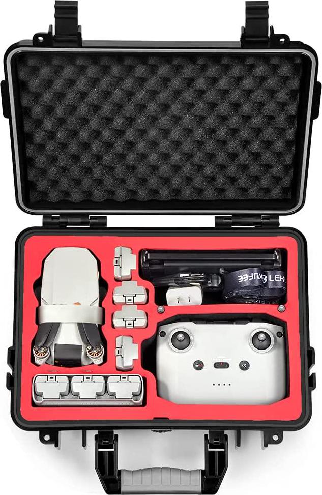 LEKUFEE, LEKUFEE Waterproof Hard Case Compatible with DJI Mavic Mini 2 Combo/Mavic Mini SE Combo/ Mavic Mini Drone and Mavic Mini Accessories(CASE ONLY)