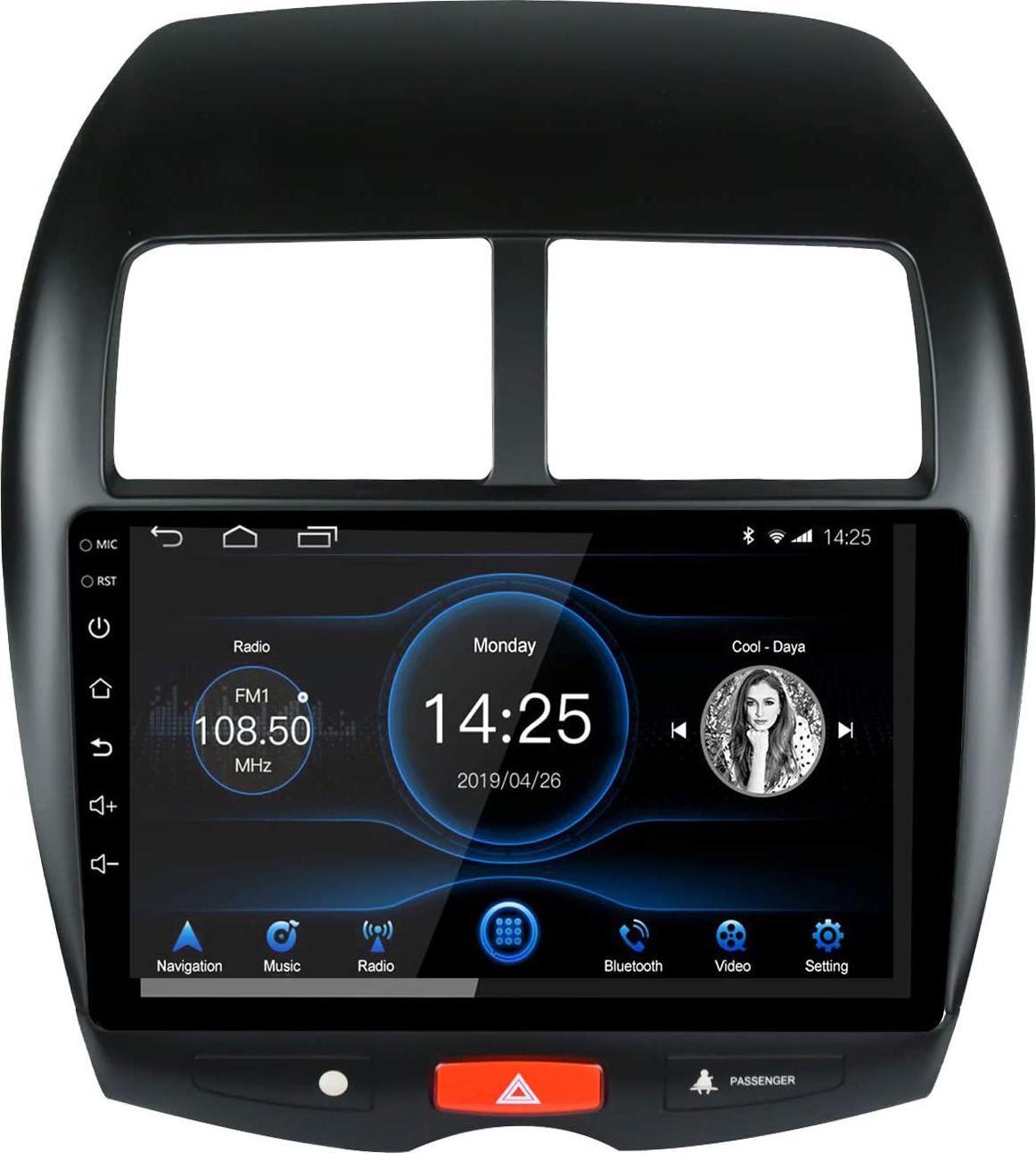 LEXXSON, LEXXSON Android 10.1 Car Radio Stereo,10 inch Capacitive Touch Screen High Definition Head Unit, Build-in Bluetooth USB Player 2G DDR3+16G NAND Memory Flash GPS Navigation for Mitsubishi ASX 2013-2019