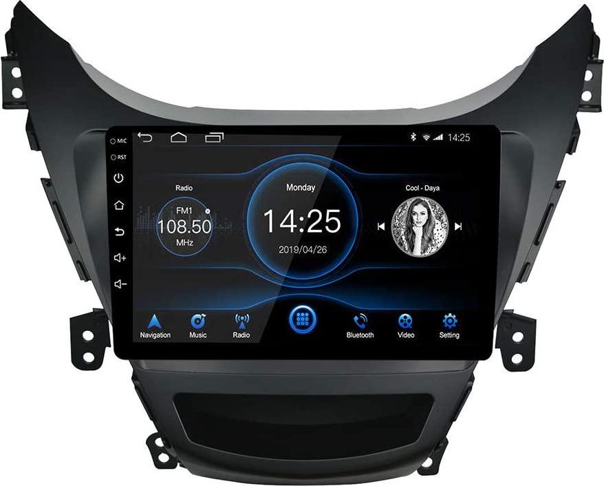 LEXXSON, LEXXSON Android 10.1 Car Stereo for Hyundai Elantra 2011-2012, 9 inch Capacitive Touch Screen High Definition Head Unit, Build-in Bluetooth USB Player with Split Screen GPS Navigation
