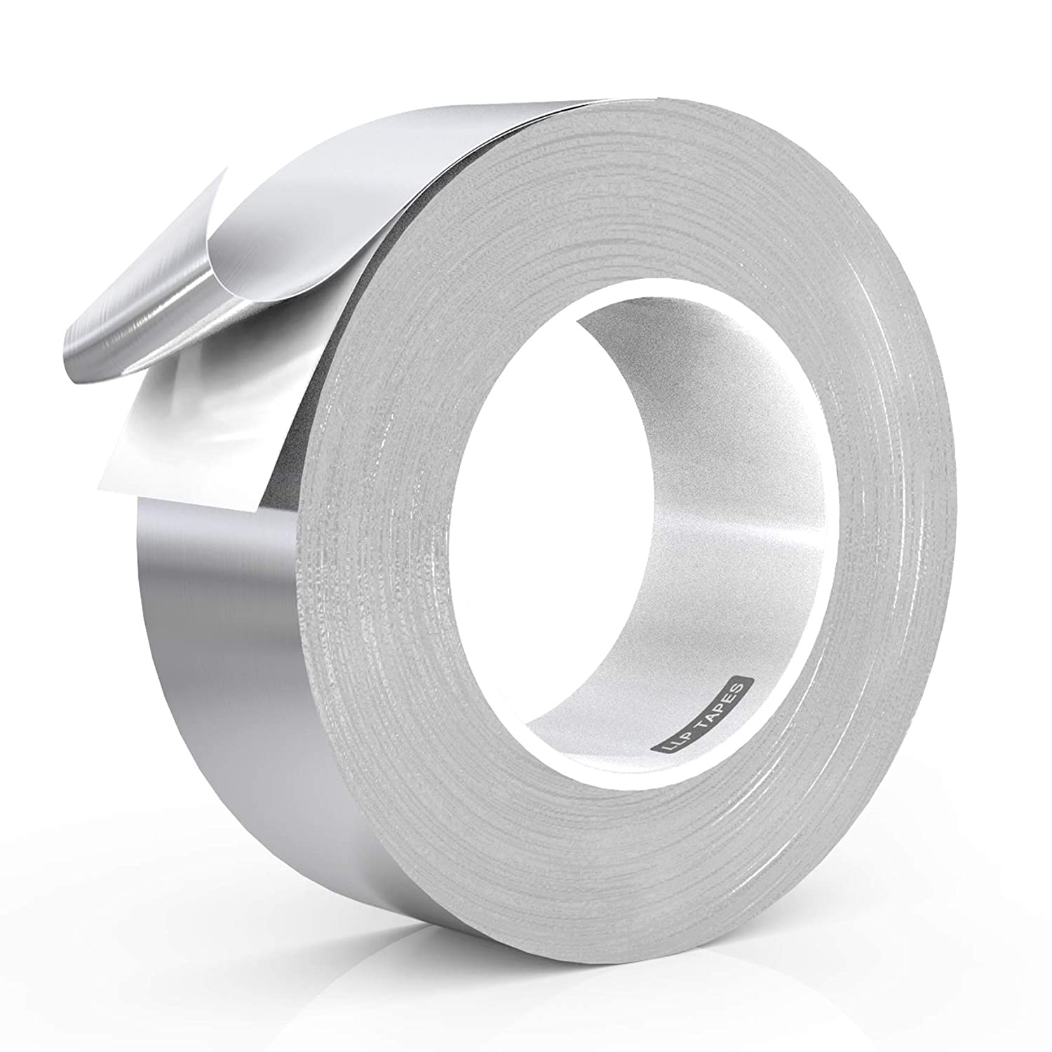 LLPT, LLPT Aluminum Foil Tape 2 Inches x 108 Feet 5.9 Mil Extra Thick Strong Adhesive HVAC Sealing Hot Cold Air Duct Tape for Pipe Metal Repair