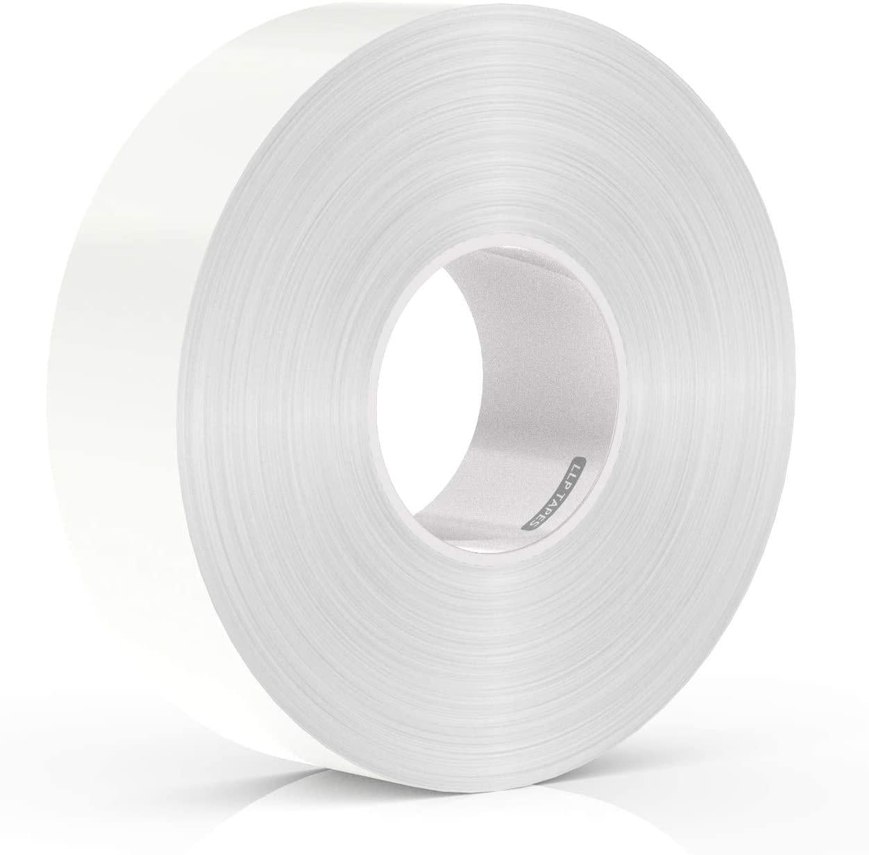 LLPT, LLPT Double Sided White Carpet Tape 1.5 Inches x 20 Yards Multiple Residue Free Removable Heavy Duty Adhesive for Area Rugs Hardwood Floors Stair Treads Carpet (CT152)