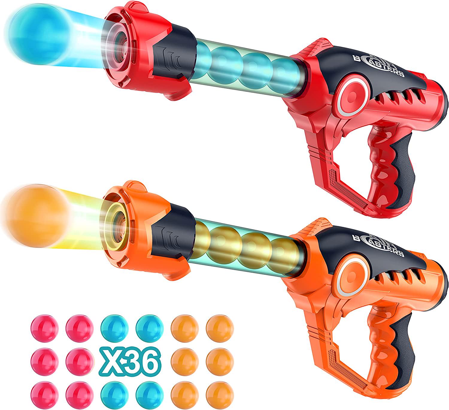 LUKAT, LUKAT Shooting Game Toy for Age 6, 7, 8, 9, 10+ Years Old Kids, Girls, Boys - Foam Ball Popper Air Guns Toy and 36 Foam Bullet Balls, Sniper Kids Gun Toy Indoor Outdoor Games, Gift Idea for Age 6-12+