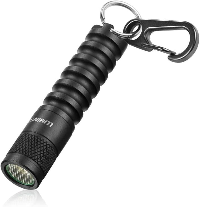 LUMINTOP, LUMINTOP EDC01 Keychain Flashlight 120 Lumens Pocket EDC Flashlight, 36 Hours Long Lasting 3 Modes IPX8 Waterproof Powered by AAA Battery(Not Included) for Indoor & Outdoor