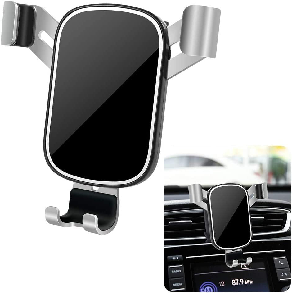 musttrue, LUNQIN Car Phone Holder for 2015-2020 Honda Fit [Big Phones with Case Friendly] Auto Accessories Navigation Bracket Interior Decoration Mobile Cell Mirror Phone Mount
