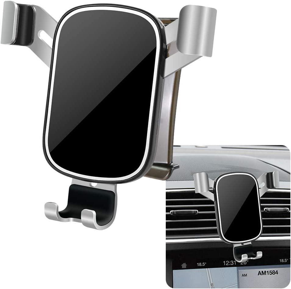 LUNQIN, LUNQIN Car Phone Holder for 2016-2019 Ford Explorer [Big Phones with Case Friendly] Auto Accessories Navigation Bracket Interior Decoration Mobile Cellphone Mount