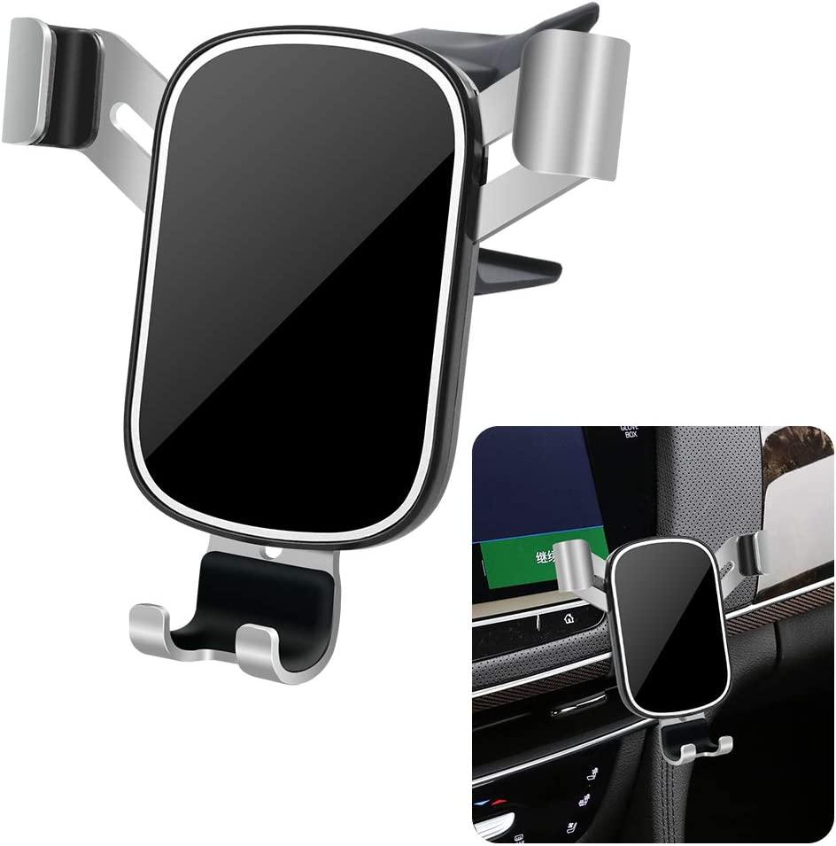 musttrue, LUNQIN Car Phone Holder for 2016-2021 Cadillac CT6 [Big Phones with Case Friendly] Auto Accessories Navigation Bracket Interior Decoration Mobile Cell Mirror Phone Mount