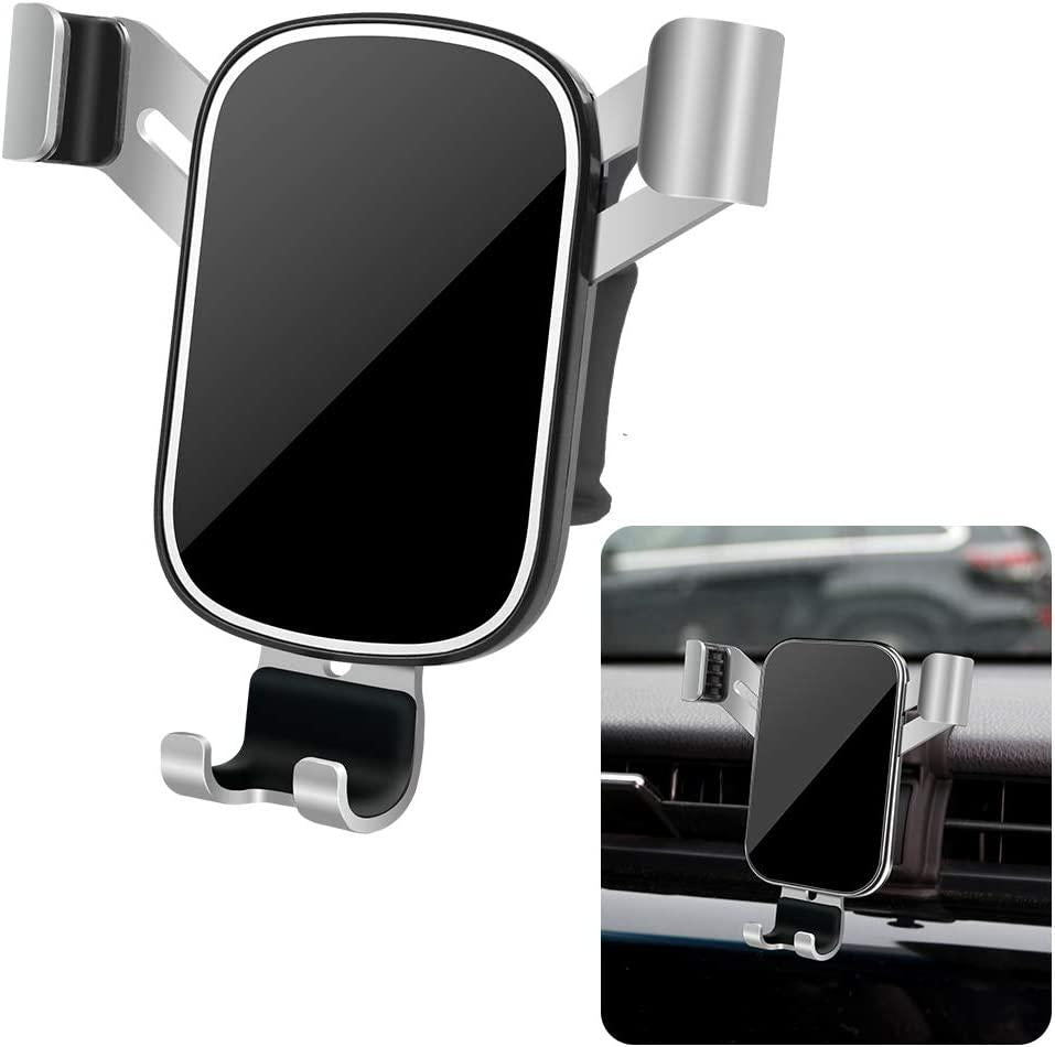 musttrue, LUNQIN Car Phone Holder for 2018-2020 Toyota Camry [Big Phones with Case Friendly] Auto Accessories Navigation Bracket Interior Decoration Mobile Cell Mirror Phone Mount
